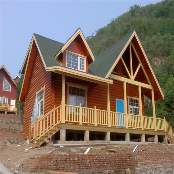 内蒙古景区大型木屋建造施工